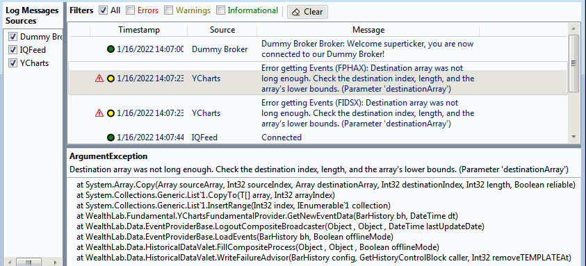 WealthLab - YCharts-Error-Messages-and-Mutual-Funds
