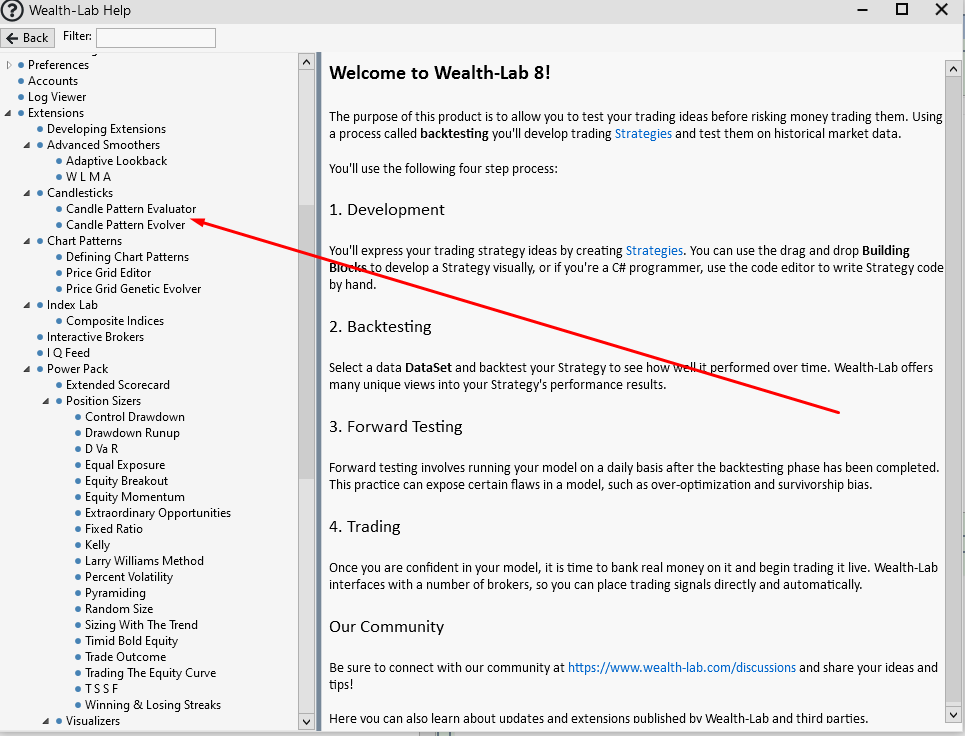 IdentifyPinBarsetup WealthLab